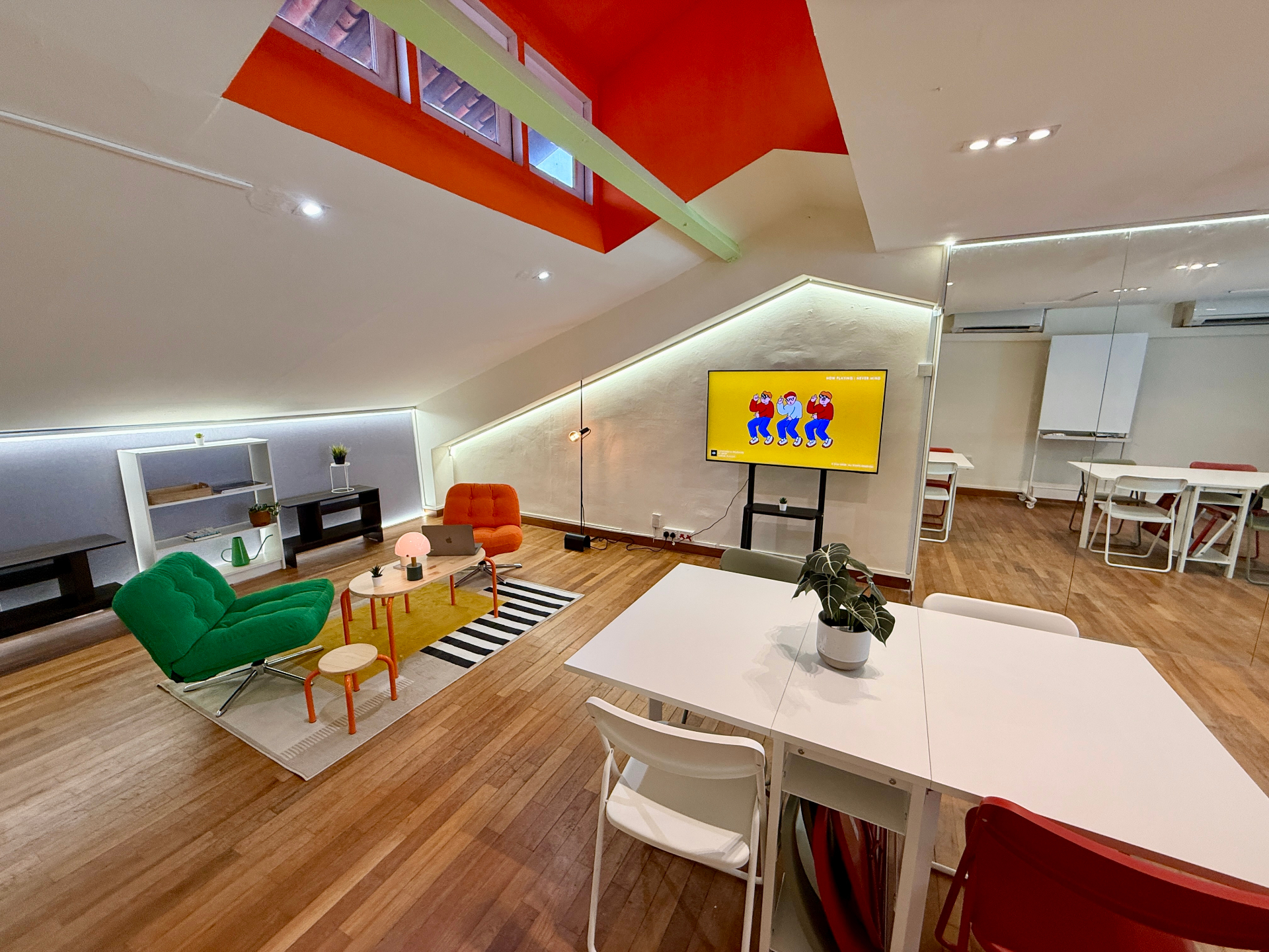 Atas @ Kolab, our cozy attic space